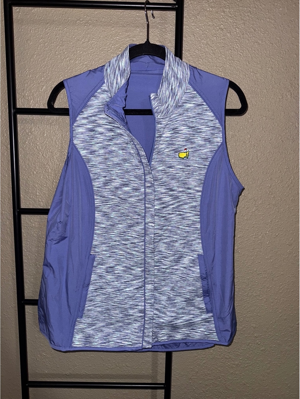 Magnolia Lane Tech Masters Women’s Large Reversible Full-Zip Golf Vest Purple